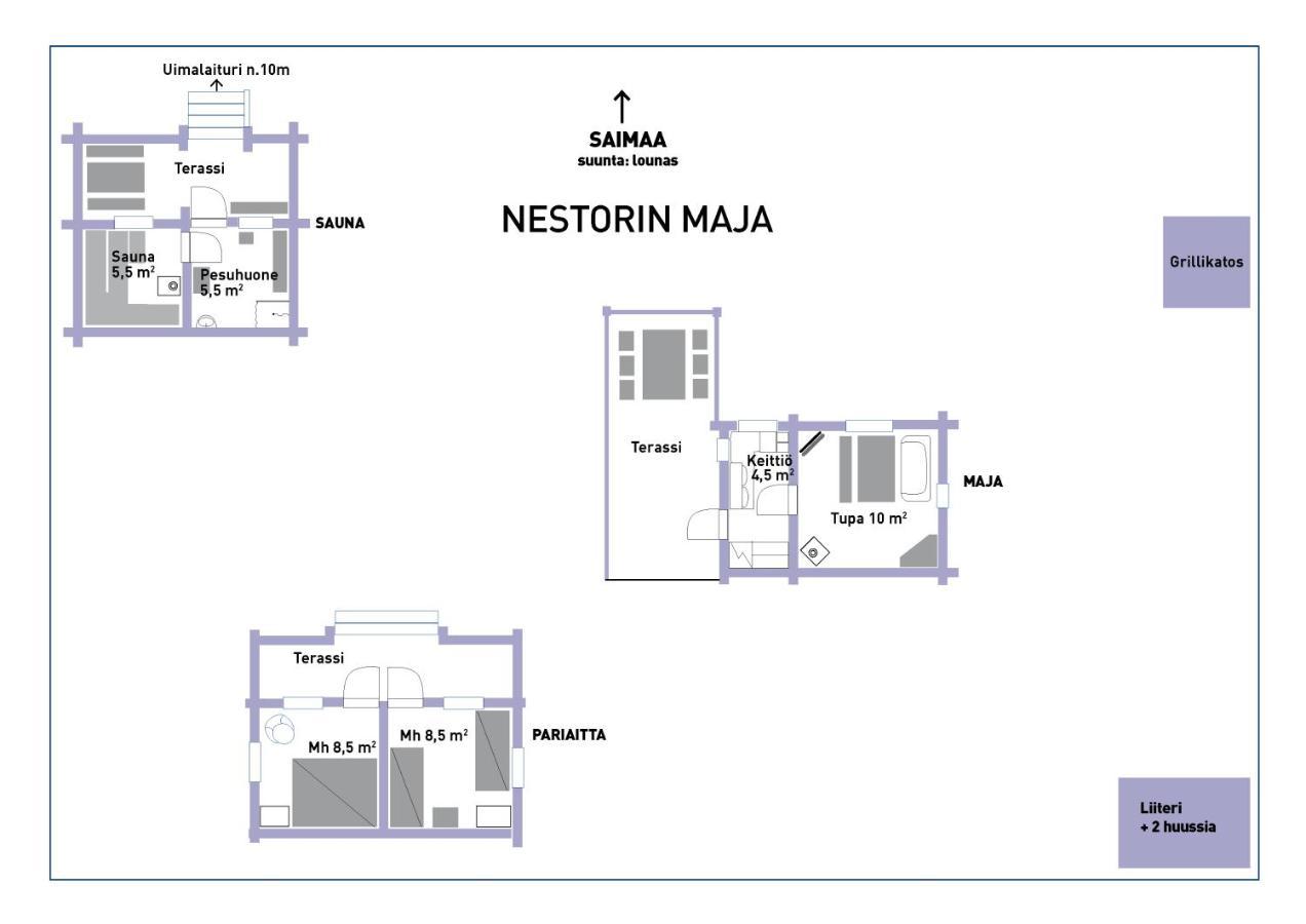 Nestorin Maja Villa Пуумала Екстериор снимка